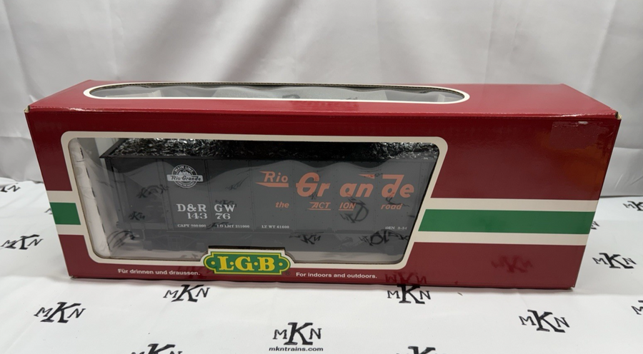 LGB 43760 Rio Grande 2 Bay Hopper #14376 Brand New G Scale