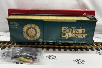 LGB 46675 BIG TRAIN OPERATOR Model Railroad Club Box Car G Scale Brand New