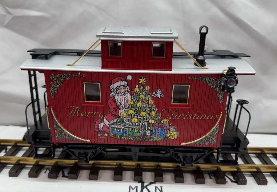 LGB 72555 Merry Christmas Starter Train Set W/Smoke Complete #96 Ltd Ed. MINT
