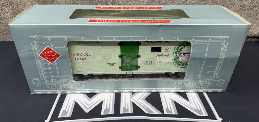Aristo Craft ART 46205 Heineken Beer Reefer METAL WHEELS LN/BOX G Scale