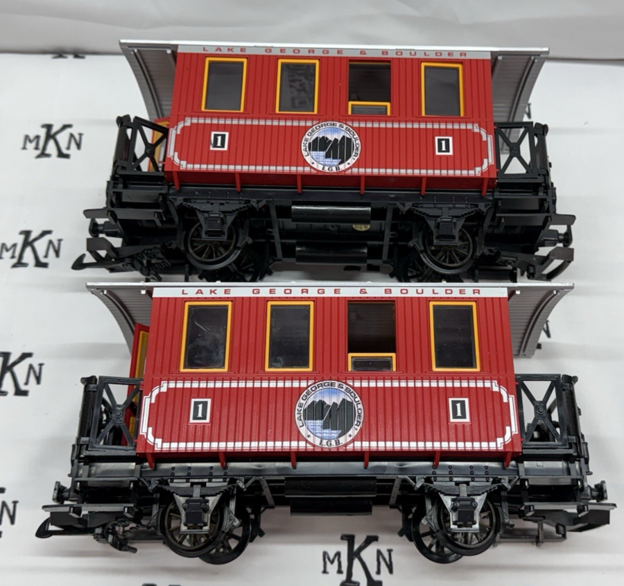 LGB 25301 G Scale Lake George & Boulder G Gauge Steam Passenger Train Set Only