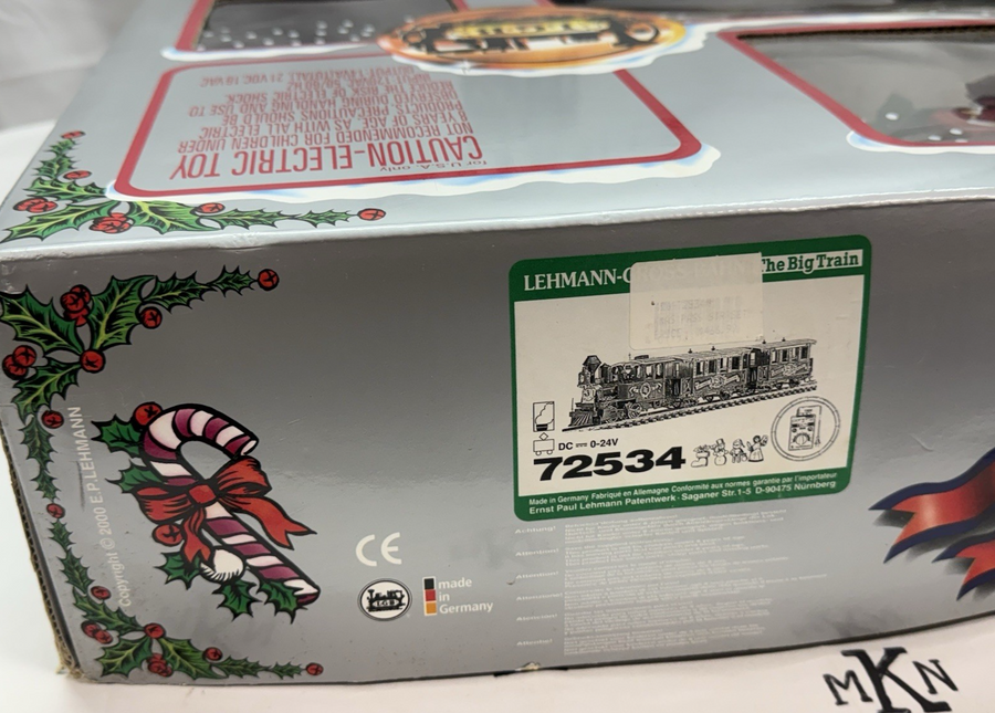 LGB 72534 Christmas Train "Seasons Greetings" Starter Set 2000 G Scale