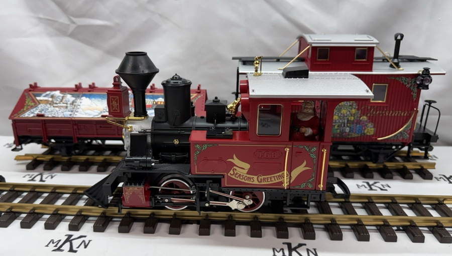 LGB 72555 Merry Christmas Starter Train Set W/Smoke Complete #96 Ltd Ed. MINT