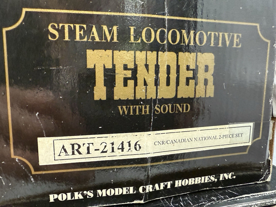 Aristocraft ART 21416 Canadian National CN Steam Locomotive & Tender Sound/smoke
