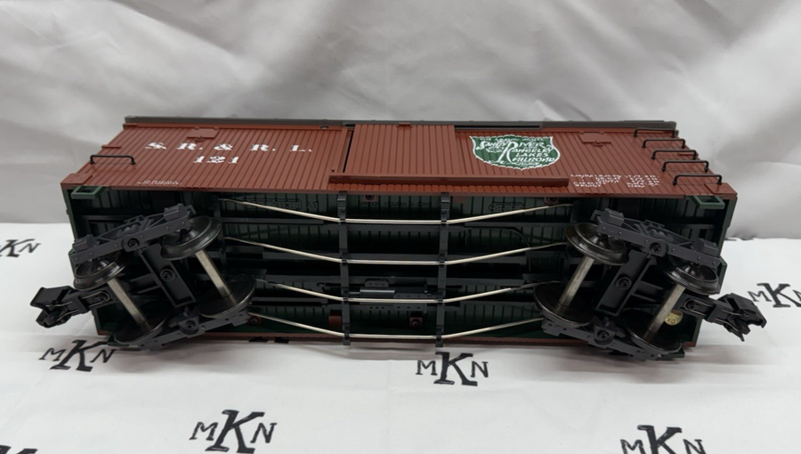 LGB 48670 Sandy River & Rangeley Lakes Boxcar metal wheels knuckles #121 G Scale