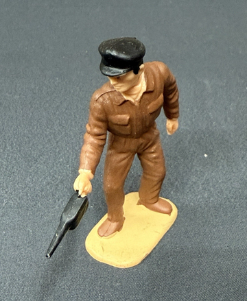 LGB Lehmann Gross Bahn Mechanic Train Railroad Figure in Brown suit G Scale 1/24
