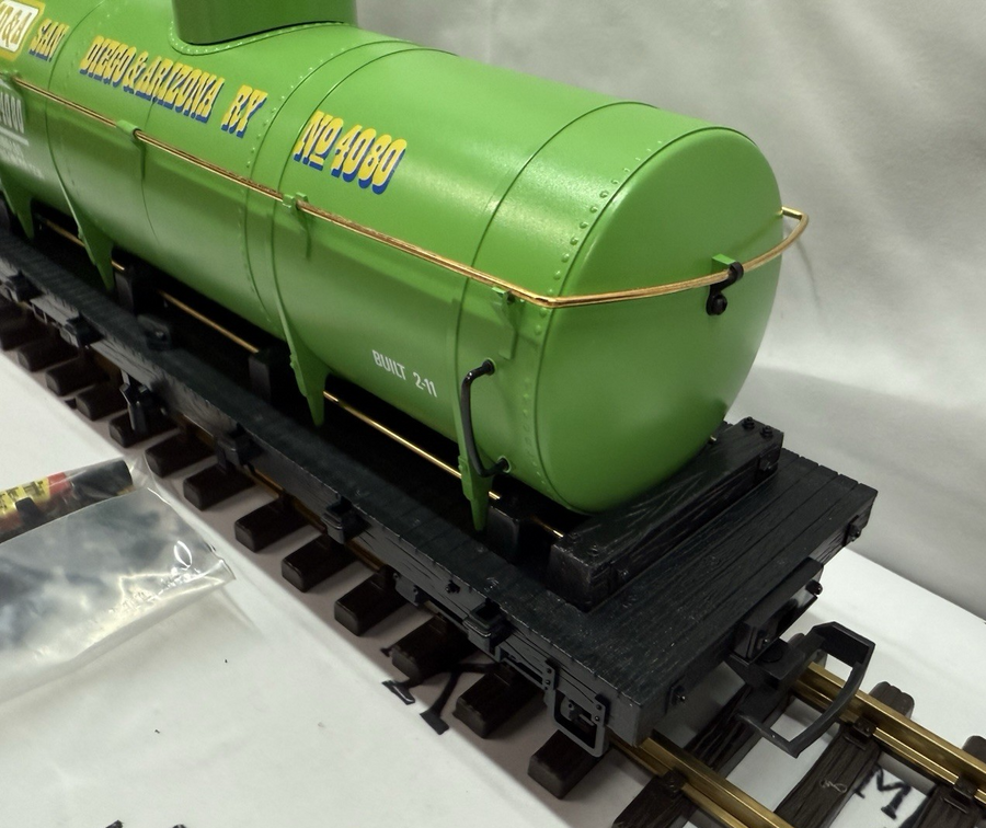 LGB 4080-Y05 San Diego & Arizona Green Tanker Car G Scale