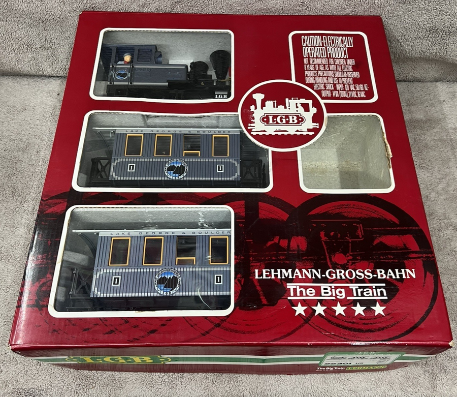 LGB 22301 BIG TRAIN Passenger Train Set Germany NO TRACK NO CONTROLLER