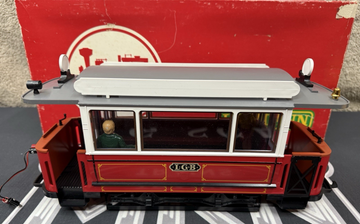 LGB 3600 G Scale Trolley Unpowered Trailer Car Used Excellent