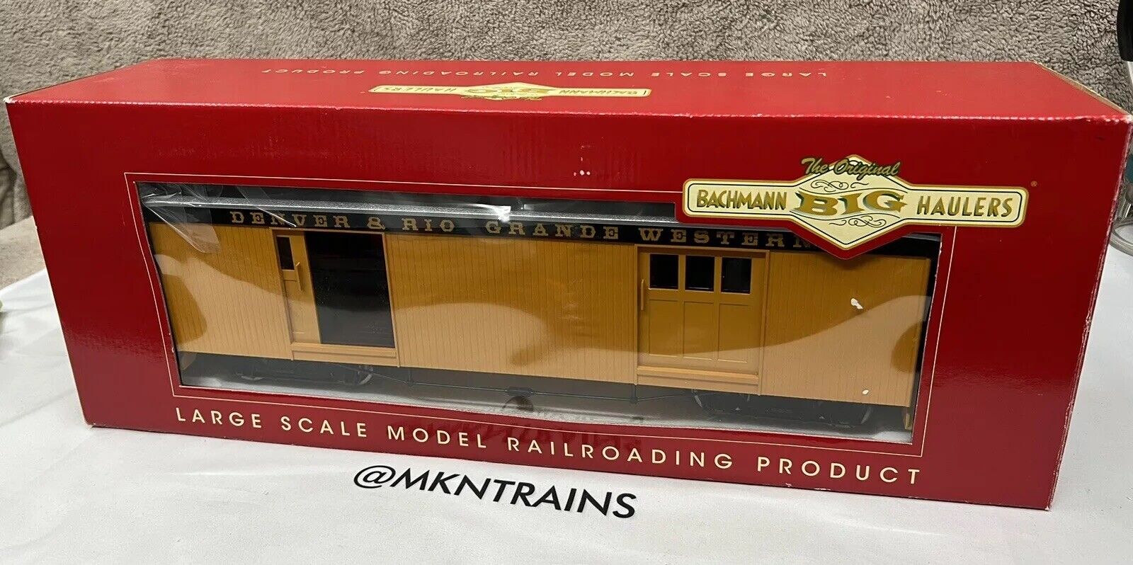 Bachmann Big Haulers 89793 G Scale Denver & Rio Grande Western Baggage Car NEW