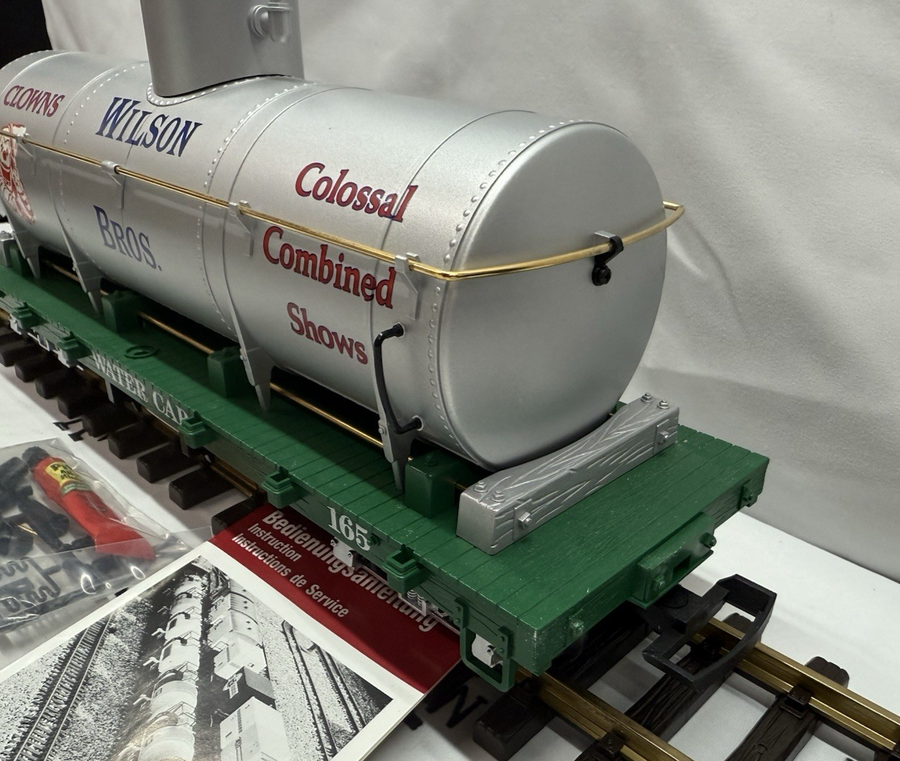 LGB 4080 DG Wilson Bros. Circus Train "Clowns" Water Tank Car G Scale