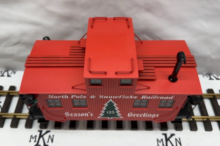 Aristo Craft Art 21325C CHRISTMAS BOBBER CABOOSE G Scale 1:29 NIB