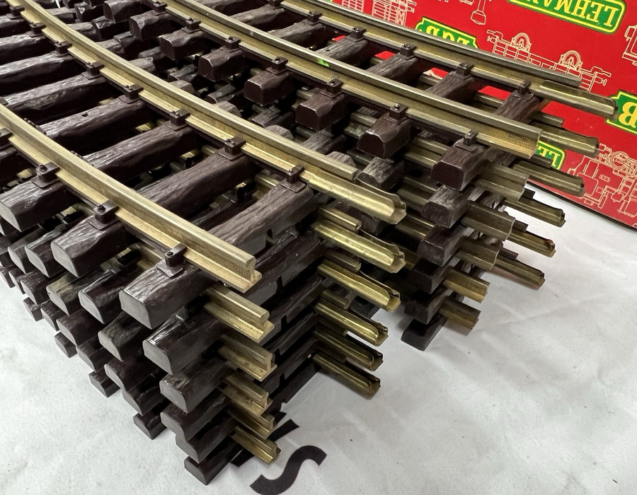 LGB 1500 G Scale Wide Radius Curved Track Sections (12) EX/Box