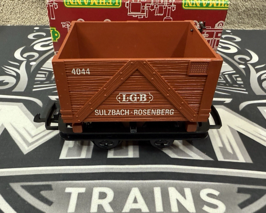 LGB 4044 Gondola Mine Car Sulzbach - Rosenberg Orange G Scale Brand New