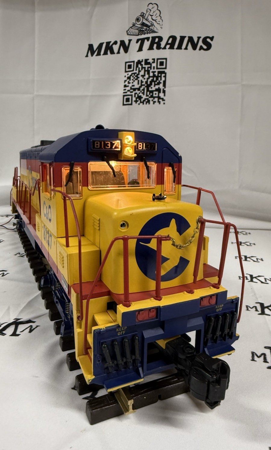 Aristo Craft  22102 Chessie System Diesel Locomotive U25b G Scale LN/Box
