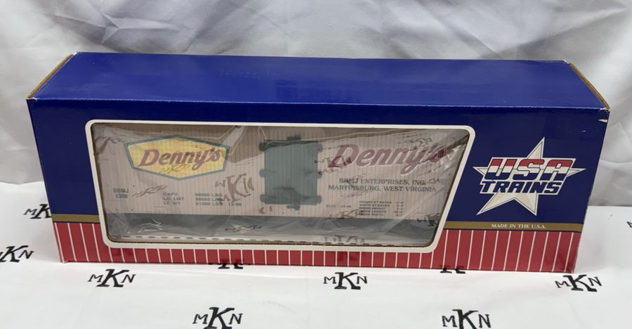 USA Trains Denny's Restaurant Refrigeration Reefer Car G Scale