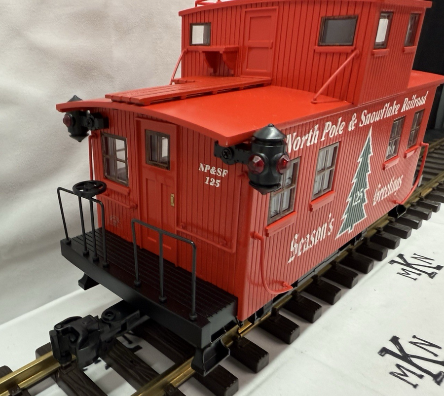 Aristo Craft Art 21325C CHRISTMAS BOBBER CABOOSE G Scale 1:29 NIB