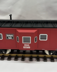 USA Trains R12054 Burlington Route #02589 Bay Window Caboose Tested LN G Scale