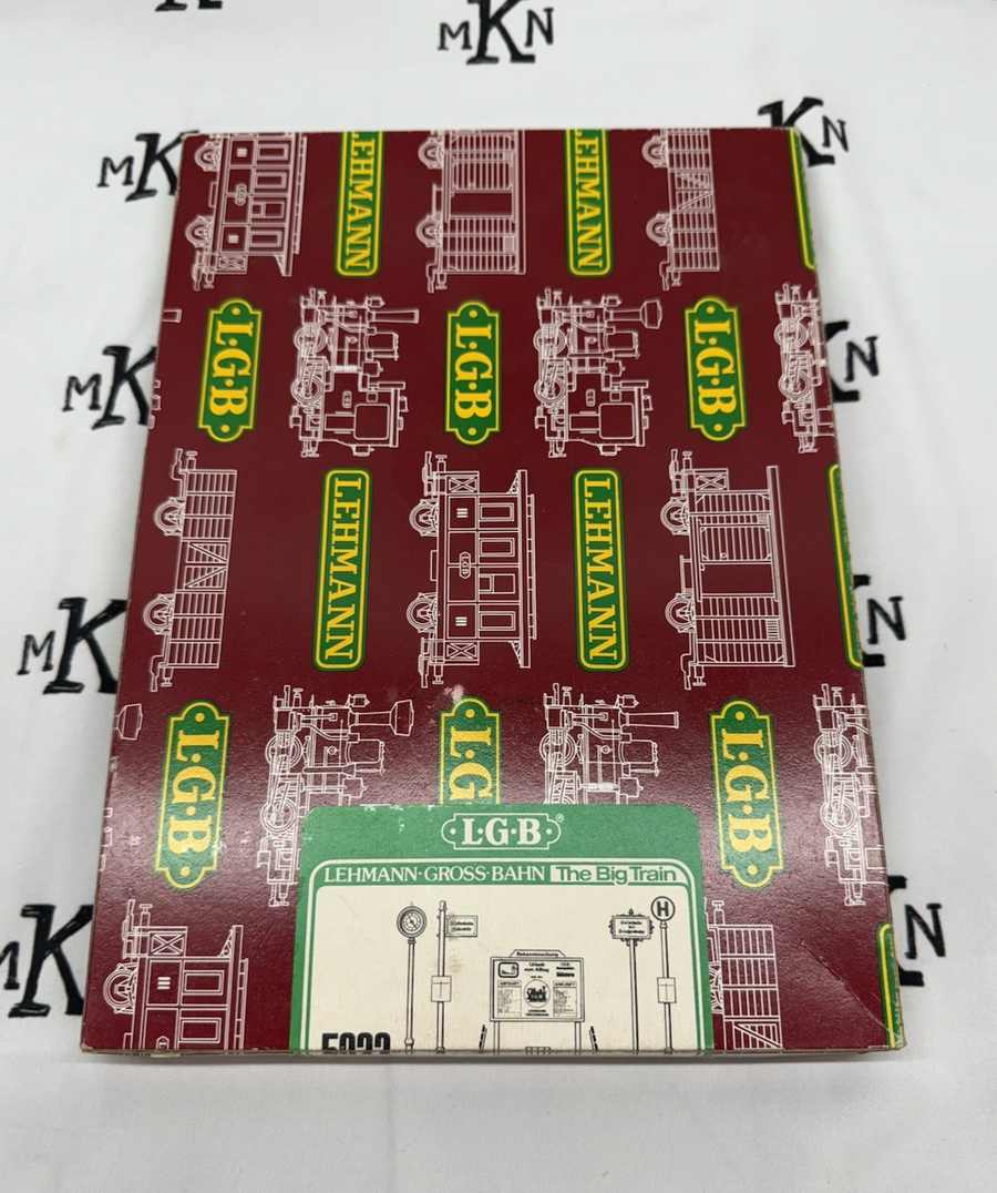 LGB 5033 Passenger Station Sign Set New old Stock G Scale