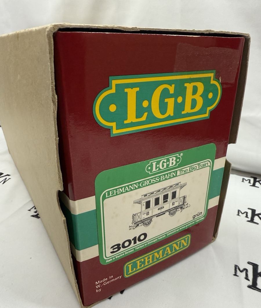 LGB 3010 Western 3rd Class Passenger Car New/Box/Sleeve G Scale