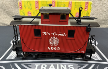 LGB 4065 G Scale "Rio Grande" Bobber Caboose Yellow Box LN/Box