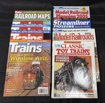 TRAIN MAGAZINE RAILROADS Magazines LOT Trains Locomotives 1992-2005