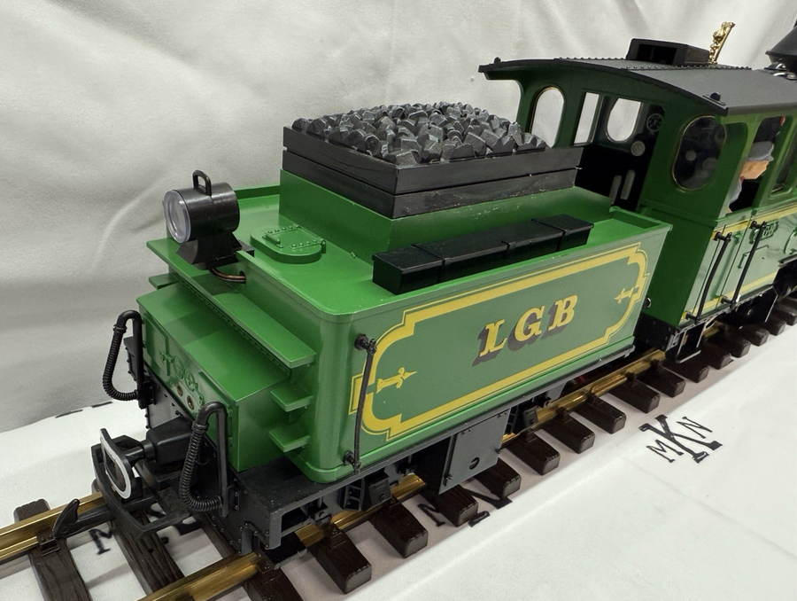 LGB 2017D Green Classic Steam Locomotive and Powered Tender G Scale