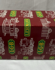 LGB Lehmann 4045 Short Flat Car with 5 Shell Oil Drum Barrel Load G Scale