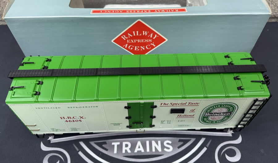 Aristo Craft ART 46205 Heineken Beer Reefer METAL WHEELS LN/BOX G Scale
