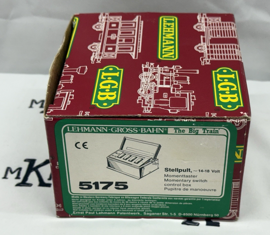 LGB 51750 G Scale Momentary Switch Control Box