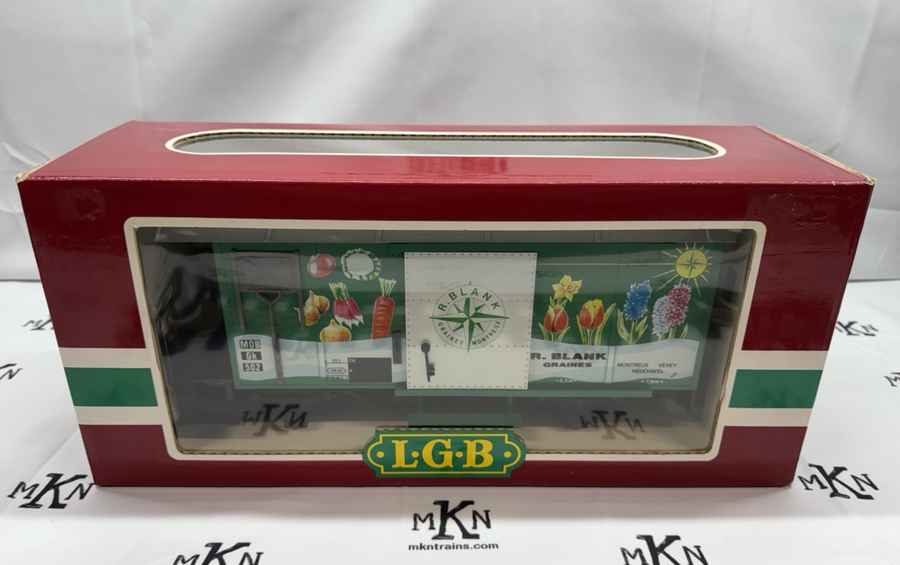 LGB 4128 R. Blank Grains Box Car Fruit & Vegetable Mural New G Scale