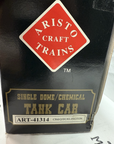 Aristo Craft 41314 CB&Q Burlington Single Dome Tank Car G Scale NIB