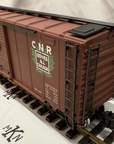Aristo-Craft ART 41657 G Scale Canadian National Maple Leaf Boxcar metal wheels