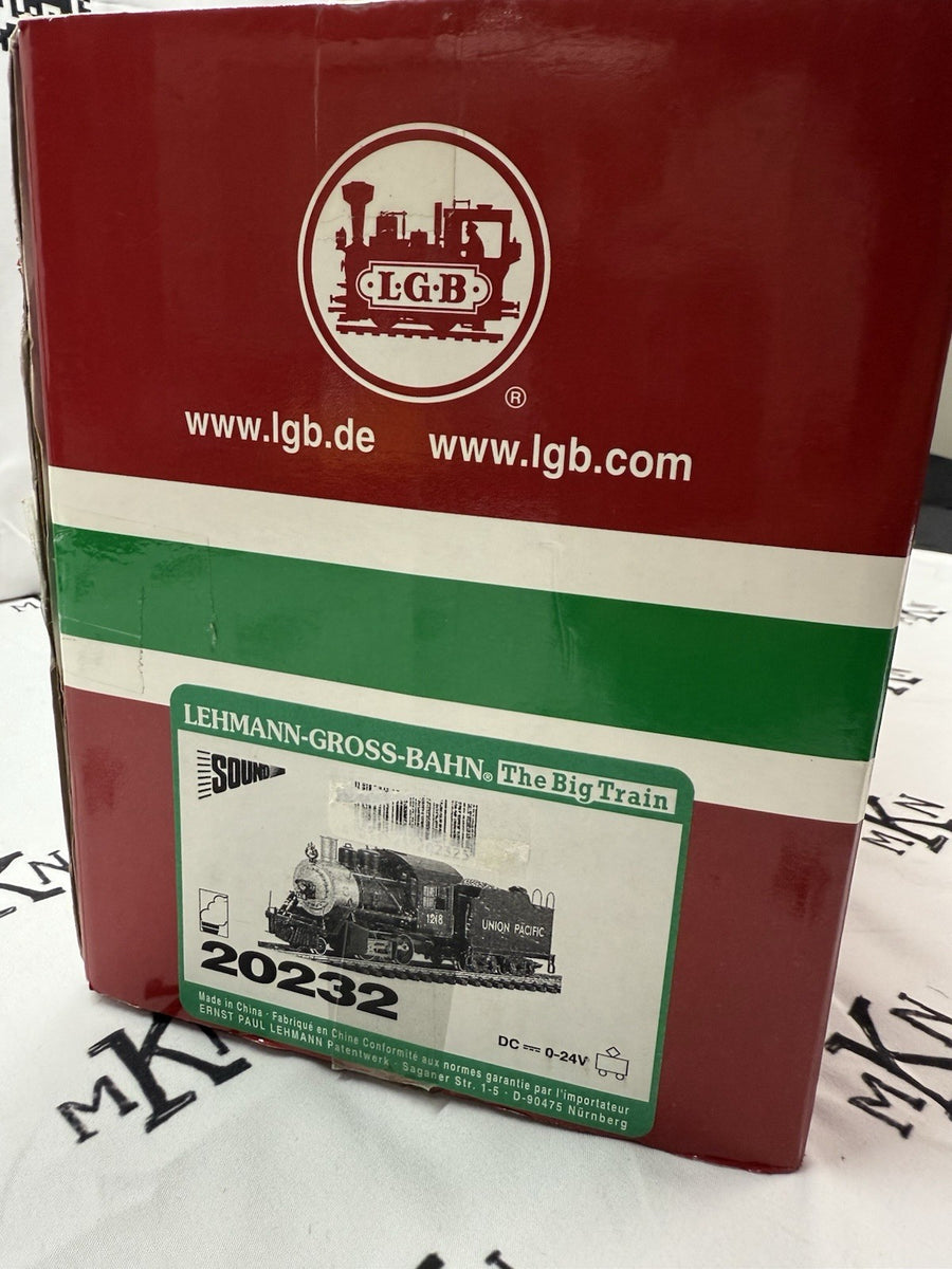 LGB 20232 Union Pacific #1218 2-4-0 Steam Locomotive DC & Sound G Scale LN