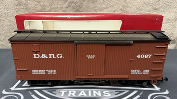 LGB 4067 G Scale Denver & Rio Grande Boxcar LN/Box