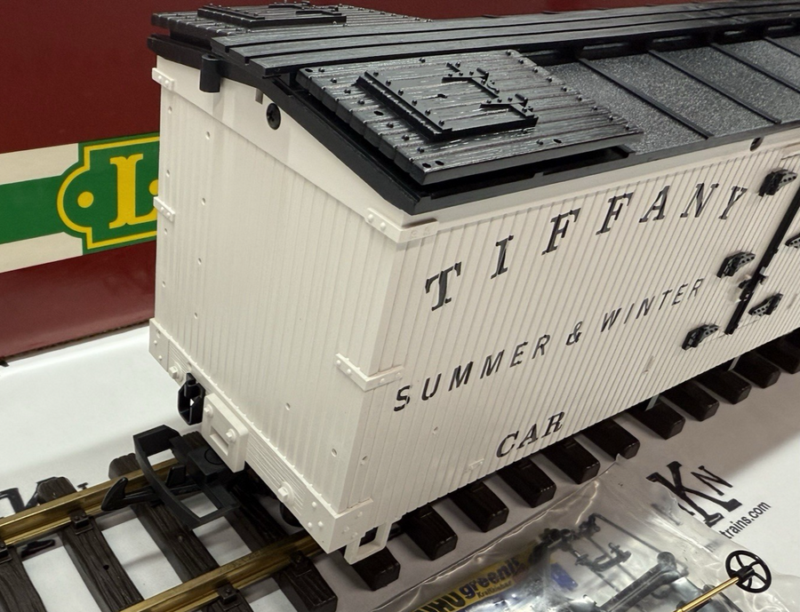 LGB 4074-B02 Tiffany DSP&PRR Reefer Car LN/Box G Scale