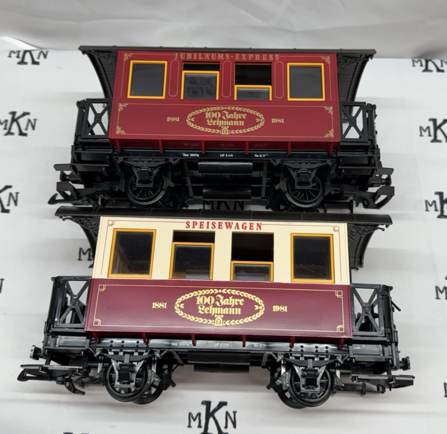 LGB 100 Year Anniversary Red Starter Set G Scale Complete Train Set with Track