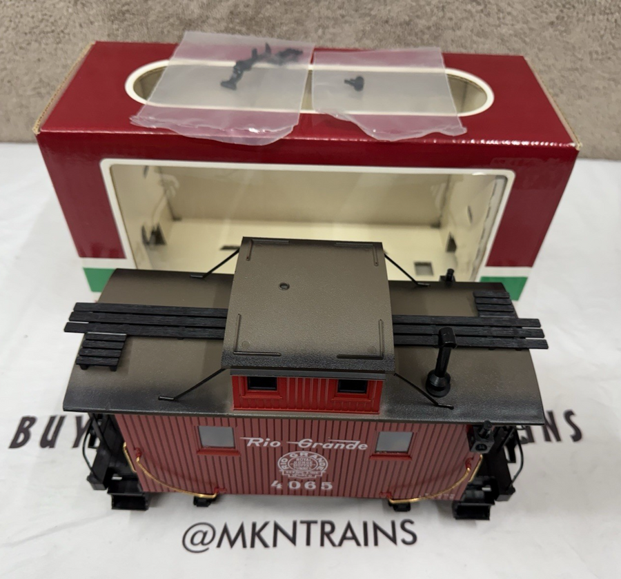 LGB 4065 G Scale Rio Grande Center Cupola Caboose Ex/Box