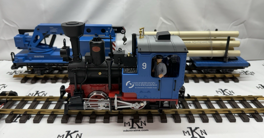 LGB 72435 Mannesmann G Gauge Steam Smoke Starter Train Set G Scale RARE Limited