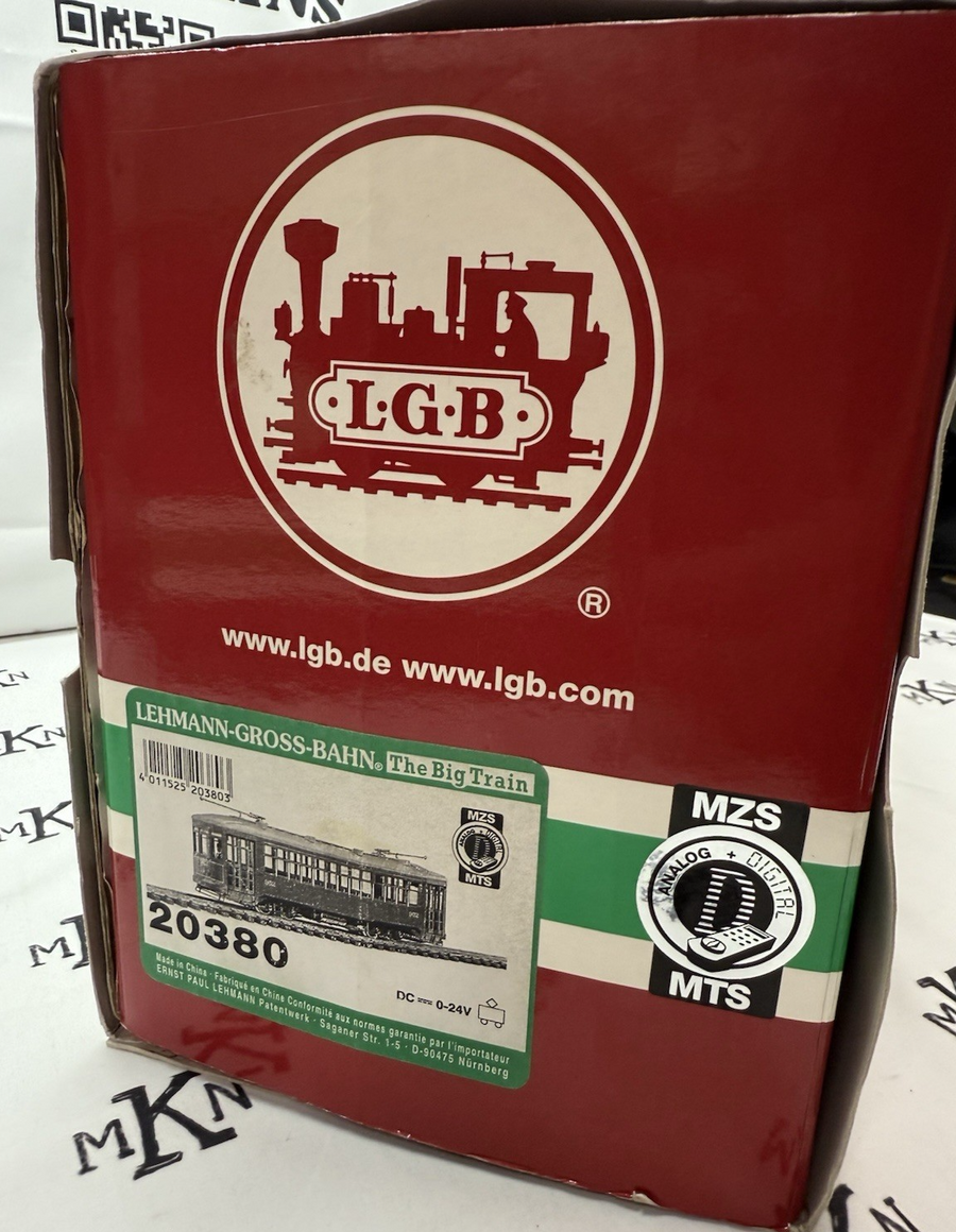 LGB 20380 G Scale New Orleans St Charles Electric Streetcar Tested