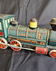 Vintage Tin Trade Mark Modern Toys Western Train Engine Locomotive Japan 1966