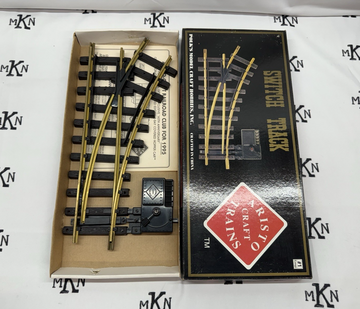 Aristo Craft #11200 Switch Tracks Manual Right G Scale Turnout LN/Box