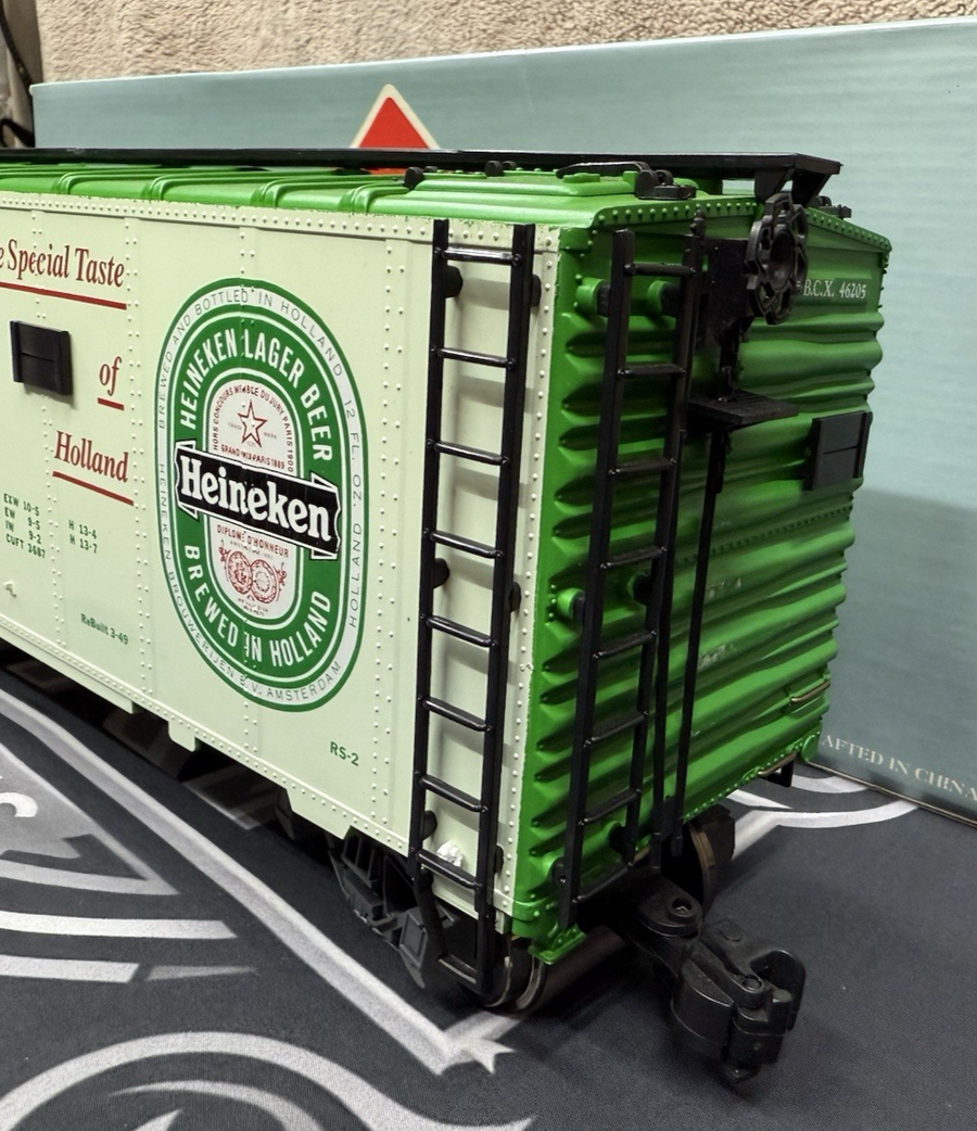 Aristo Craft ART 46205 Heineken Beer Reefer METAL WHEELS LN/BOX G Scale