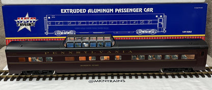 USA Trains R31027 G Pennsylvania Vista Dome Smooth Extruded Aluminum New/MINT