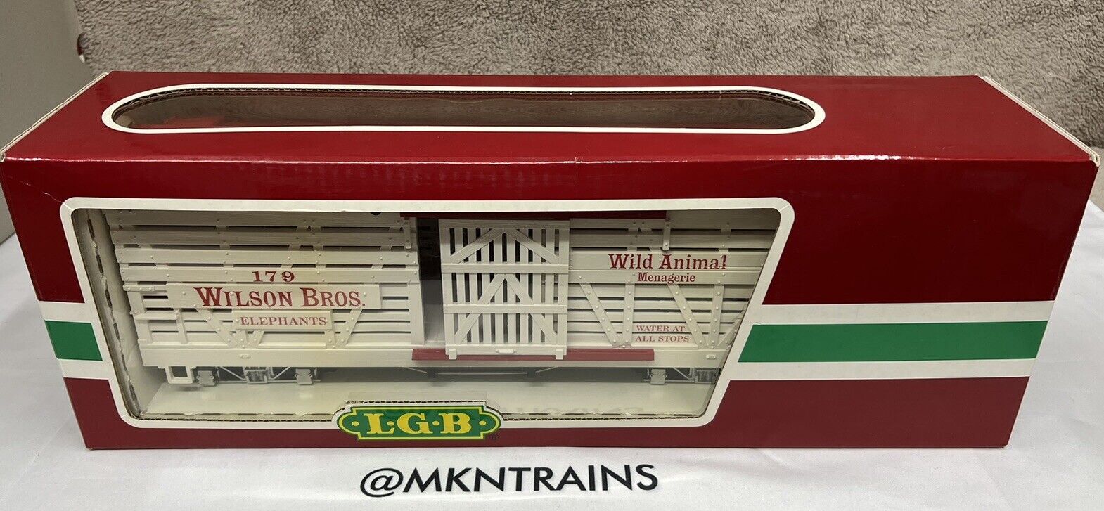 LGB G SCALE 4068 - DG Limited Edition Wilson Circus W/ Elephant NEW/Box G Scale