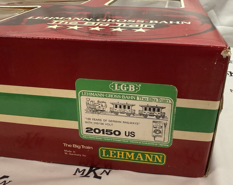 LGB 20150 150 Year Anniversary German Railroads Train Starter Set G Scale