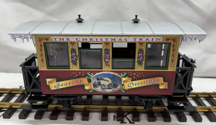 LGB 72550 Christmas Steam Engine Train Set G Scale Complete Lighted MINT