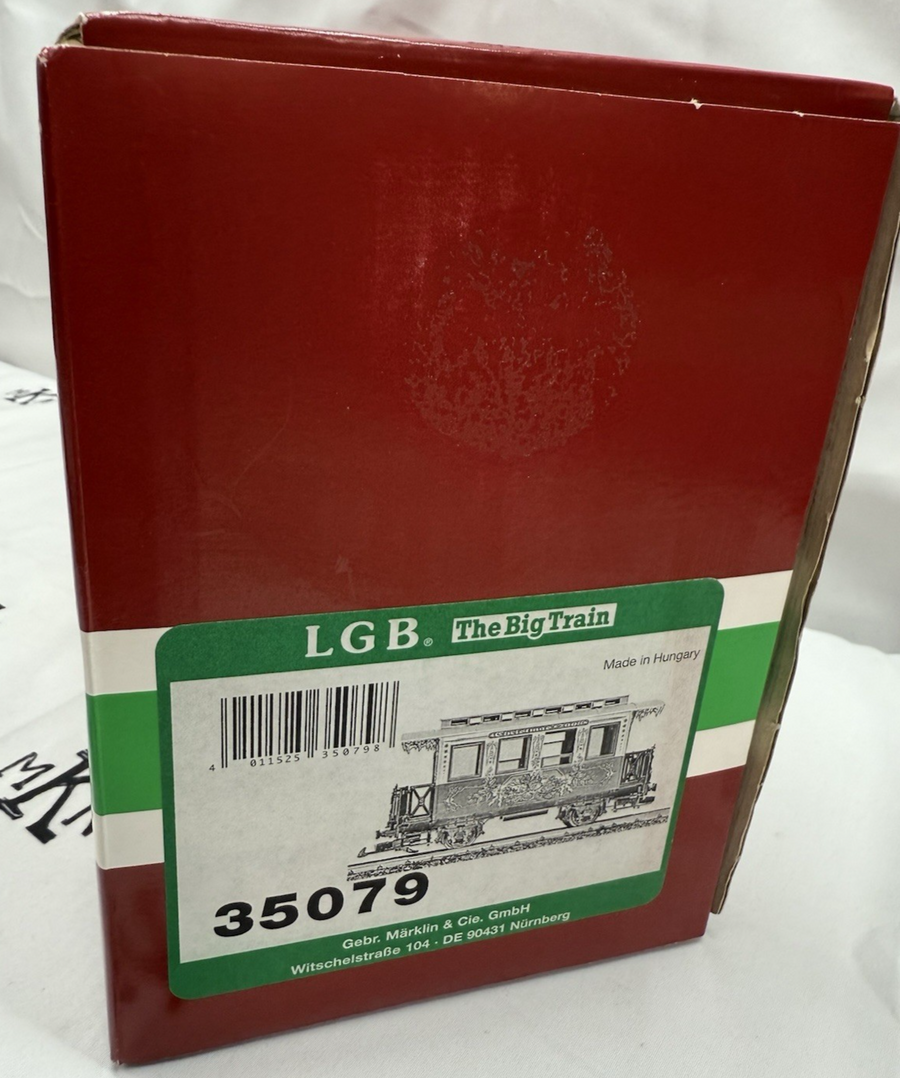 LGB 35079 Christmas 2008 Passenger Car Coach G Scale New/Sleeve