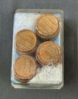 Just Plain Folk G Scale Train Figure 4 Wooden Barrels New 816