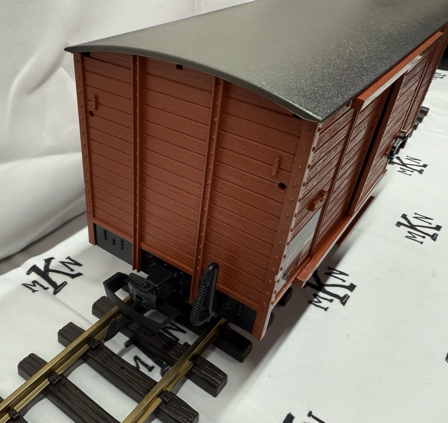 LGB 4035 G Scale Deutsche Reichsbahn Brown Box Car New/Box